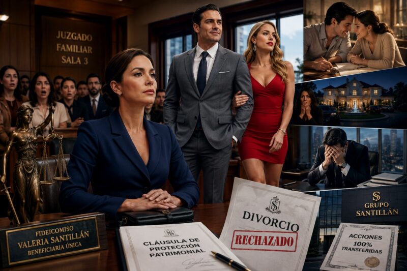 Alejandro llegó al juzgado con su amante para humillar a Valeria y echarla con una pensión miserable, sin imaginar que la esposa a la que llamó adorno guardaba la cláusula que la hacía dueña de su imperio; aquel divorcio iba a dejarlo sin empresa, casa y poder.