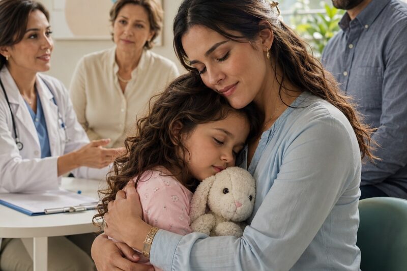 ESTABA CORTANDO VERDURAS CUANDO MI HIJA DE CUATRO AÑOS ME SUSURRÓ: “MAMÁ, ¿YA PUEDO DEJARLO?”