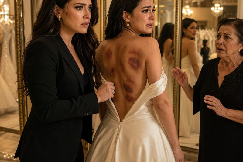 EN LA BOUTIQUE NUPCIAL, MI HERMANA MENOR SALIÓ DEL PROBADOR CON SU VESTIDO DE NOVIA. PERO CUANDO LA COSTURERA BAJÓ EL CIERRE, MI CORAZÓN SE DETUVO.