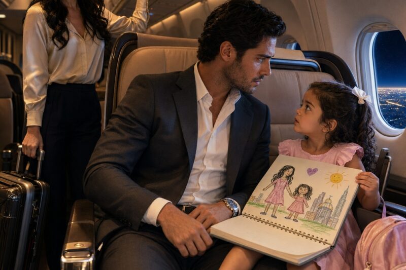 “Mi mamá dice que hombres como tú siempre se van”… El empresario más temido de Monterrey no sabía que la niña sentada a su lado era su propia hija