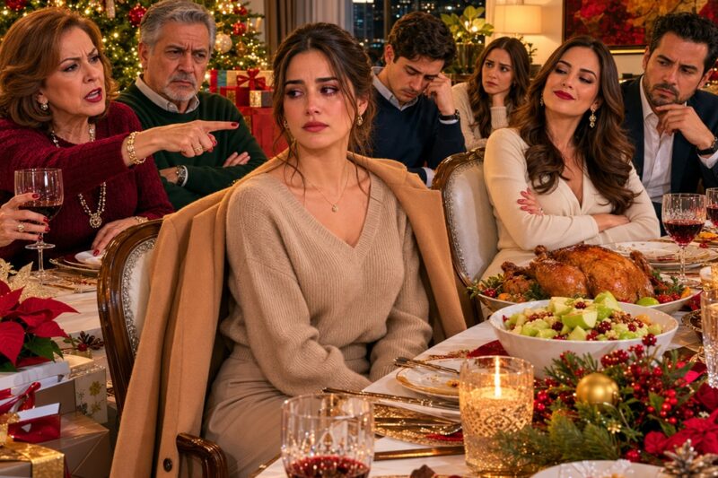 En la Cena de Navidad en la Casa de Mis Padres en San Pedro Garza García, Mi Madre Elogió a Mi Hermana por Donar 300 Mil Pesos a un Hospital Infantil y Luego se Volvió Hacia Mí Durante el Postre para Decirme que Jamás Había Ayudado a Esta Familia, Mientras Mi Padre Asentía y Mi Hermana Sonreía Como si por Fin se Hubiera Dictado Sentencia — Le Agradecí la Cena, Salí al Frío de la Noche Decembrina y a la Mañana Siguiente Cancelé los Pagos Silenciosos que Habían Mantenido su Casa en Pie Durante Seis Años