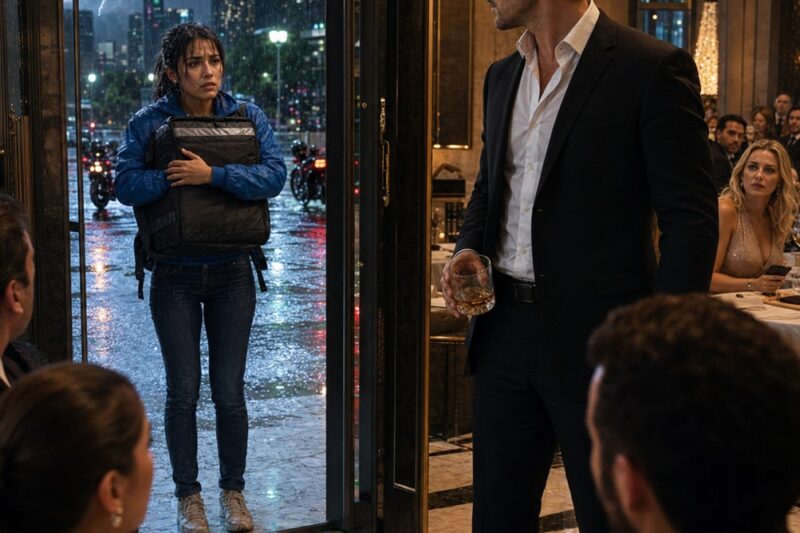 Juró que se casaría con la primera mujer que cruzara la puerta… pero una repartidora empapada cambió todo su imperio