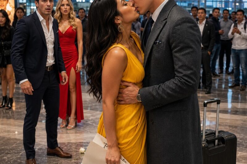 Ella vio a su novio besar a otra mujer en el aeropuerto… así que besó a un desconocido para salvar su orgullo. Lo que no sabía era que él era el nuevo dueño de la empresa donde trabajaba.