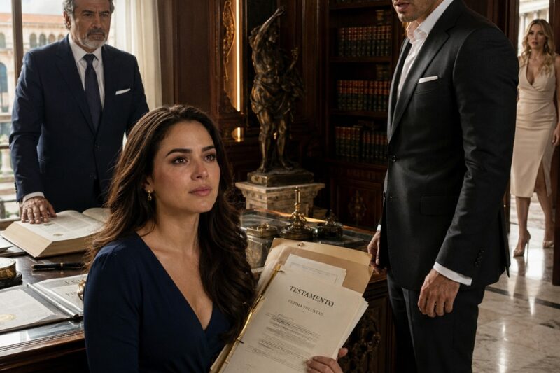 MI ESPOSO ME ENTREGÓ LOS PAPELES DE DIVORCIO EN NUESTRO ANIVERSARIO… Y AL DÍA SIGUIENTE EL TESTAMENTO DE UNA VIUDA LE ARREBATÓ TODO LO QUE INTENTABA ROBARME