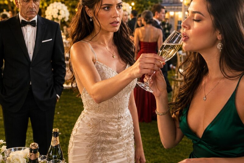 Vi a mi padre echar algo en mi copa de champaña durante mi fiesta de graduación. Mantuve la calma, me puse de pie y me aseguré de que la verdad saliera a la luz… antes de que alguien más resultara herido.