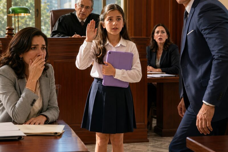 Mi hija de 10 años levantó la mano ante el juez: «Señoría, tengo unos videos que mi mamá nunca ha visto»