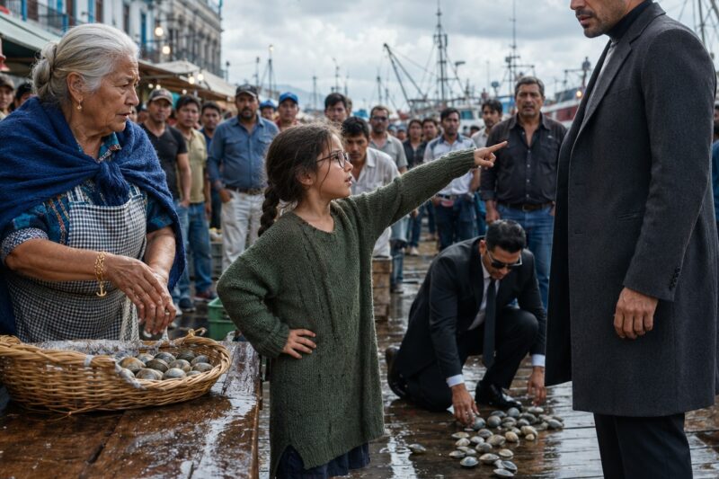 “¿Tu madre no te enseñó modales?” — le preguntó la niña al jefe más temido del puerto. Entonces su pulsera reveló una mentira que él había creído durante nueve años.