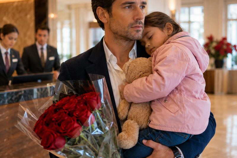 LLEVÉ A MI HIJA DORMIDA AL HOTEL DE LUJO QUE YO MISMO HABÍA FUNDADO—Y LA RECEPCIONISTA ME NEGÓ UNA HABITACIÓN SIN SABER QUE YO ERA EL DUEÑO
