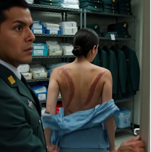 Abrí por accidente la puerta del cuarto de suministros y me quedé inmóvil cuando la enfermera se cambiaba el uniforme, dejando al descubierto una enorme cicatriz de quemadura que cruzaba toda su espalda.