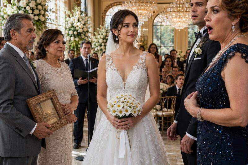 “¿De verdad tu padre viene con un traje rentado a mi club privado?” se burló mi futura suegra lo suficientemente fuerte para que mis padres la escucharan. Mi prometido puso los ojos en blanco y arrojó el regalo hecho a mano por mi madre a la basura.