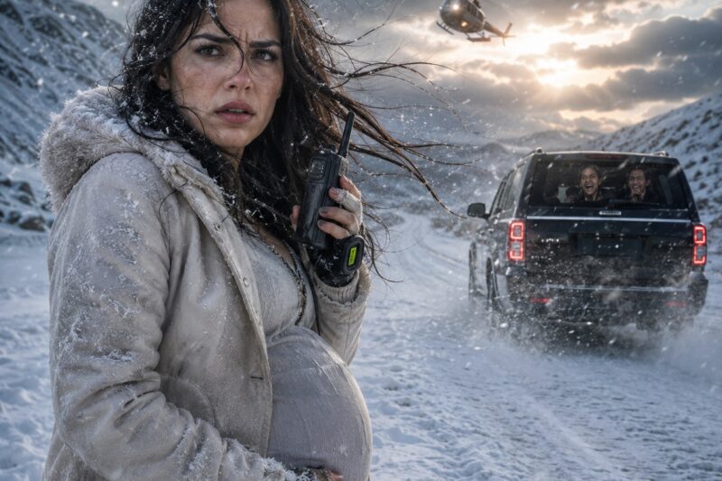 “Que tengas una buena caminata, cerda”, se burló mi esposo antes de arrojarme de su camioneta en plena tormenta de nieve. Lo que no sabía era que acababa de destruir su propia vida.