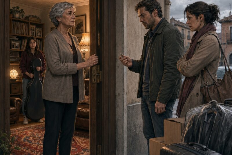 Mi nuera vendió la alfombra que compré con mi marido en Marrakech porque “envejecía la casa”; guardé silencio aquella noche, pero dos semanas después sus maletas estaban en la acera, la llave de mi hijo ya no funcionaba y ambos descubrieron que yo también había encontrado la carpeta azul