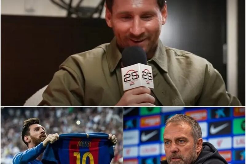« LE RETOUR DU ROI EN CATALOGNE ! » Lionel Messi secoue la planète et confesse publiquement que le Barça est son véritable foyer. UN SILENCE DE MORT s’installe après la réaction ultra-prudente de Hansi Flick sur ce plan monumental. PERSONNE NE S’Y ATTENDAIT, mais le sabotage du calme médiatique est total. L’Internet s’embrase. TOUT COMMENCE À S’EFFONDRER.