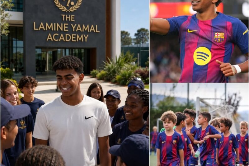 « LE GESTE DU ROI SANS COURONNE ! » Lamine Yamal lâche une bombe mondiale en donnant 30 millions de dollars pour bâtir une école privée pour enfants vulnérables à Barcelone. UN SILENCE DE MORT étouffe les détracteurs face à cette générosité foudroyante. PERSONNE NE S’Y ATTENDAIT, mais le sabotage de l’ordre capitaliste du foot est total. TOUT COMMENCE À S’EFFONDRER.