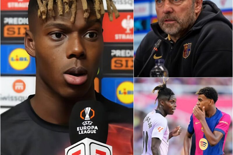 « L’EXPLOSION DU PACTE SECRET ! » Nico Williams lâche une bombe atomique en dénonçant un complot interne qui l’a empêché de signer au Barça. UN SILENCE DE MORT paralyse la direction de Bilbao face à ces accusations foudroyantes. PERSONNE NE S’Y ATTENDAIT, mais le sabotage de sa carrière est désormais public. TOUT COMMENCE À S’EFFONDRER.
