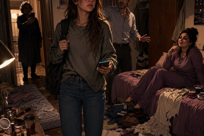 Mi padre dejó que mi hermanastra adulta me quitara la habitación mientras mi madre estaba fuera; cuando encontré mi ropa destrozada y me defendí, él me dijo que si no quería dormir en el suelo, podía irme con mis abuelos