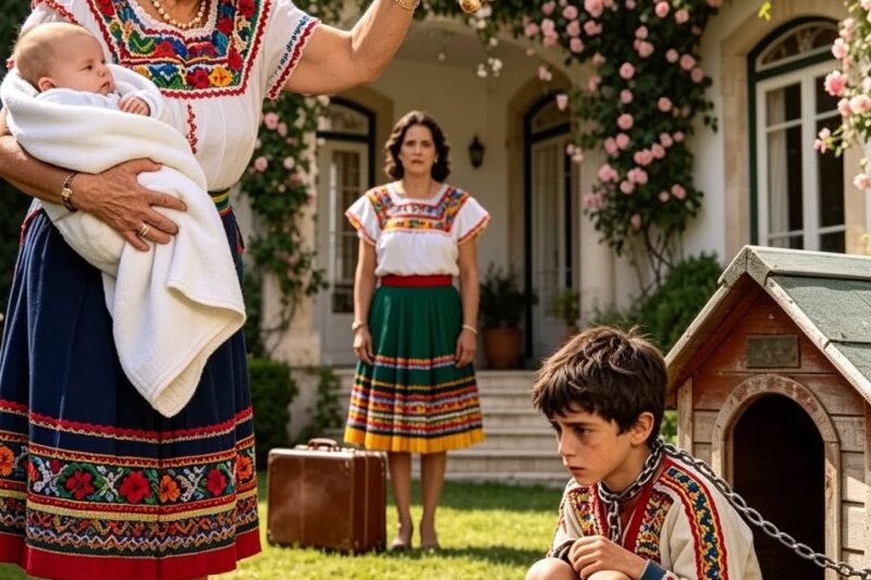 Mi suegra trató a mi hijo como perro para criar al bebé de la amante… pero olvidó que la casa seguía a mi nombre