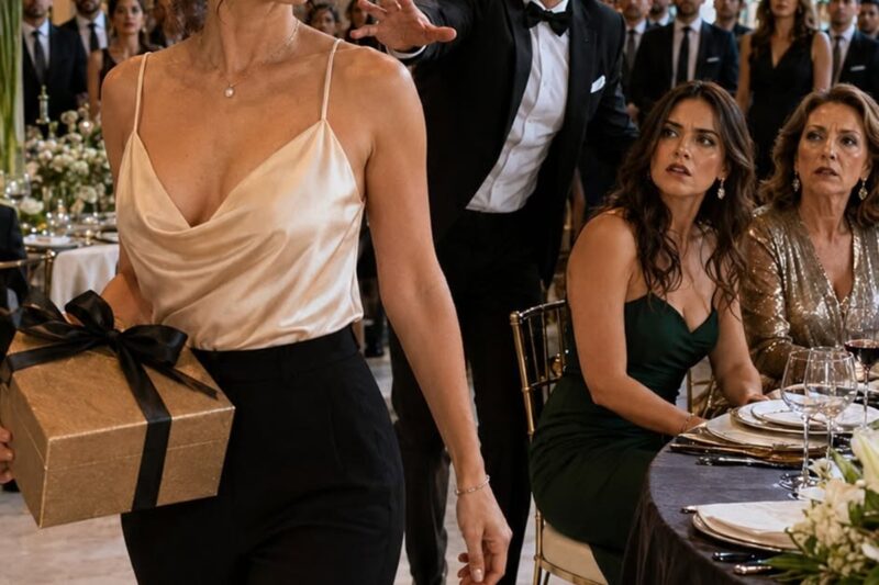 Mi suegra sentó a la amante de mi esposo en la mesa familiar y me dijo: “Una esposa decente se calla”; esa noche abrí la carpeta que los dejó sin máscara