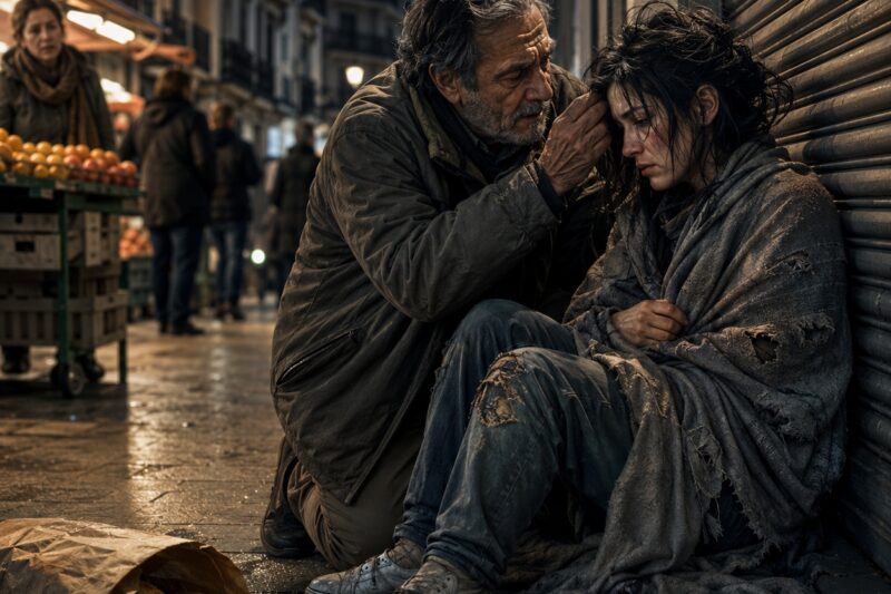 Encontré a mi hija durmiendo en una calle de Madrid, abandonada por su marido… pero cuando descubrí lo que él escondía en su ático de lujo, entendí que la verdadera caída apenas estaba empezando