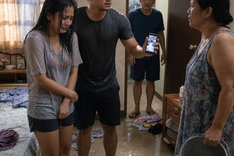 Binuhusan ng Nanay Ko ng Tubig-Yelo ang Nobya Kong Nurse sa Alas-Sais ng Umaga, Pero Hindi Niya Alam na May Kamera sa Kuwarto, at sa Isang Family Group Chat, Guguho ang Lahat ng Kasinungalingan Niya