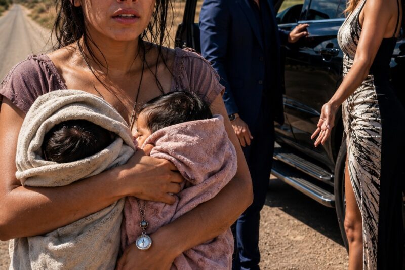 La Echó Embarazada Por Una Mentira… 1 Año Después La Vio En La Carretera Con 2 Bebés Que Tenían Su Misma Mirada