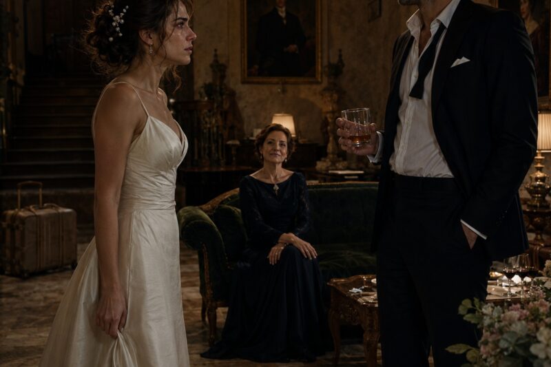 La noche de mi boda, mi marido me tiró un paño sucio a la cara y me ordenó limpiar; antes de medianoche me fui sin una lágrima, y cuando encontró el armario vacío descubrió que no había comprado una esposa, sino su propia ruina