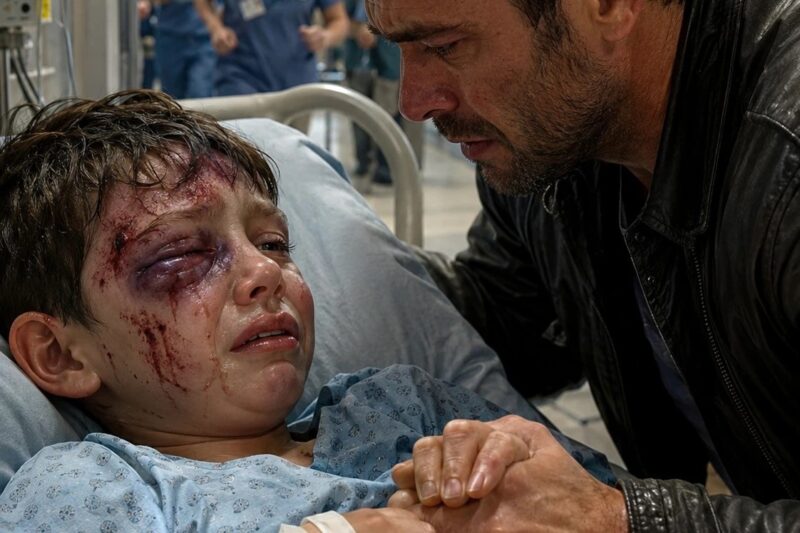 Mi hijo de 8 años casi fue golpeado hasta la muerte en la entrada de la casa de su abuelo, mientras 3 hombres adultos se reían y lo sujetaban contra el suelo. Para cuando llegué al hospital en el centro de Nashville, los doctores murmuraban palabras como inflamación cerebral y conmoción. Pero lo que todavía me impide dormir no fue la sangre ni los moretones. Fue lo que mi hijo susurró cuando le tomé la mano: “Papá… el abuelo dijo que no ibas a venir.”