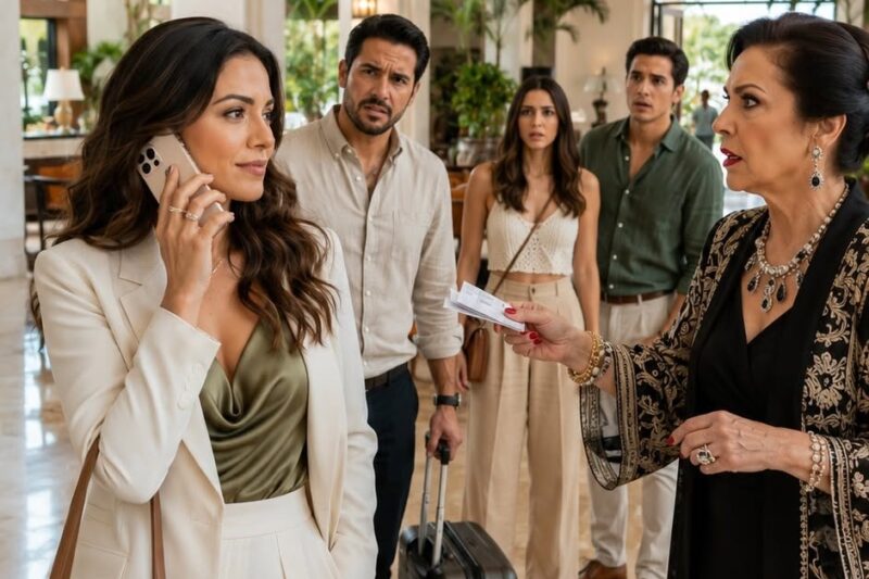 Mi suegra me dejó fuera del resort familiar para humillarme… sin imaginar que el lugar entero existía por mi trabajo