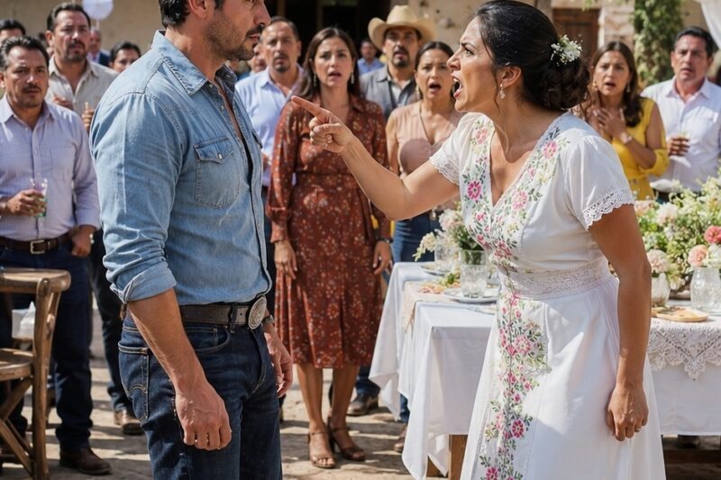 Llegó a su rancho con sus hijos y encontró una fiesta ajena… la cumpleañera lo humilló sin saber que él era el verdadero dueño