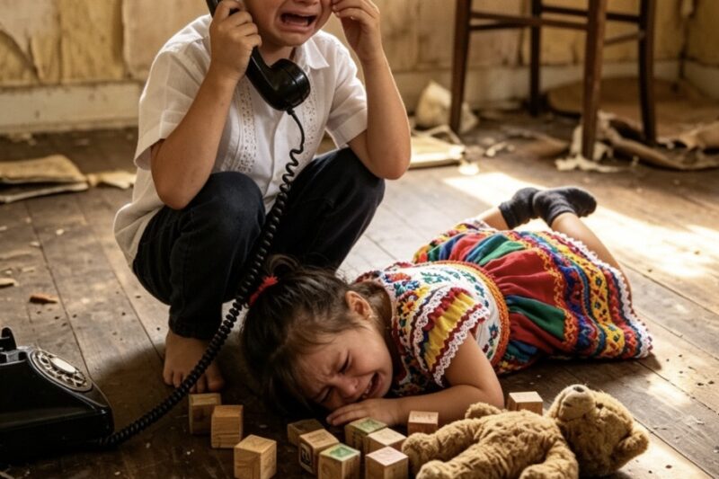 “Papá… Sofía ya no despierta”: dejó a sus hijos 3 días sin comer, pero la verdad detrás de esa noche rompió a todos