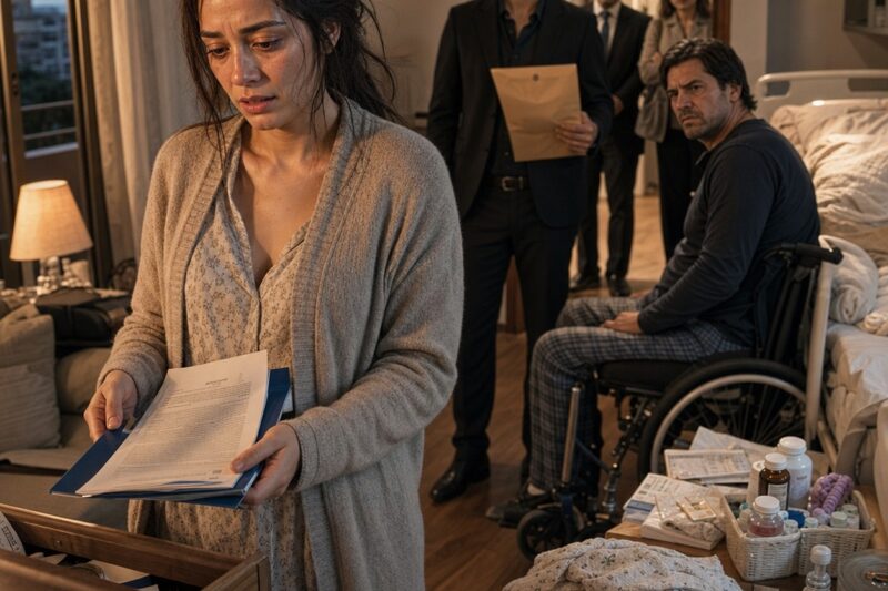 Durante cinco años lo cuidó como esposa, enfermera y criada gratis, hasta que escuchó a su marido reírse de ella en el centro de rehabilitación y descubrió que la casa por la que había sacrificado su vida jamás sería para ella