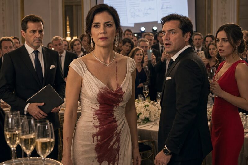 La llamó empleada delante de media élite de Madrid y su hermana le manchó el vestido con vino; ninguno sabía que acababan de humillar a la nueva dueña del imperio familiar en la gala que todos estaban grabando