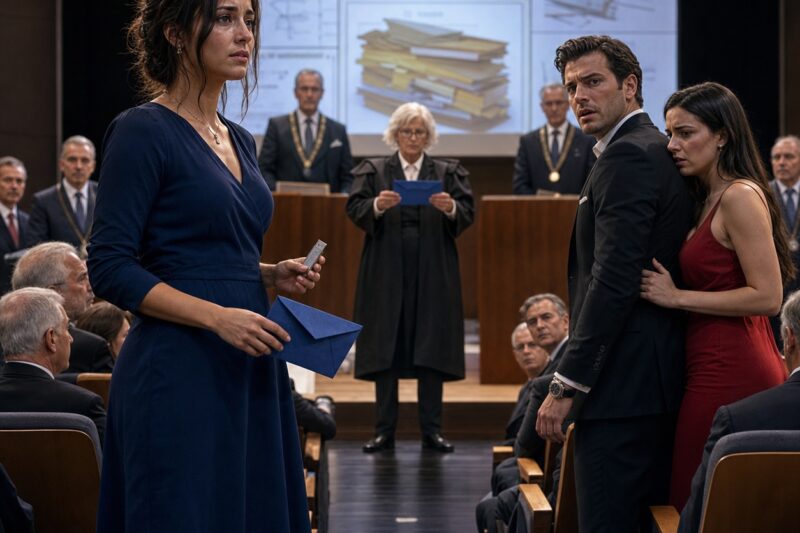 Llevó a su amante a la ceremonia donde iba a recibir su doctorado, creyendo que humillaría a su esposa delante de todos; pero cuando ella entró en el auditorio con un sobre azul en la mano, nadie volvió a mirar a la otra mujer igual