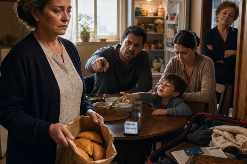 Mi yerno me humilló por gastar 3,20 euros en cuatro empanadillas, aunque mi pensión mantenía su casa desde hacía dos años; seis días después, mi hija me llamó llorando y entonces entendí que por fin habían descubierto lo que yo había hecho
