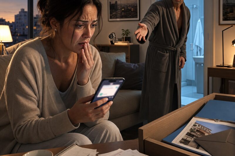 Le pedí 800 euros a mi suegra usando el móvil de mi marido, esperando confirmar que nunca me quiso; pero en tres segundos me transfirió 8.000 y me reveló que el piso de 520.000 euros donde vivíamos llevaba años a mi nombre