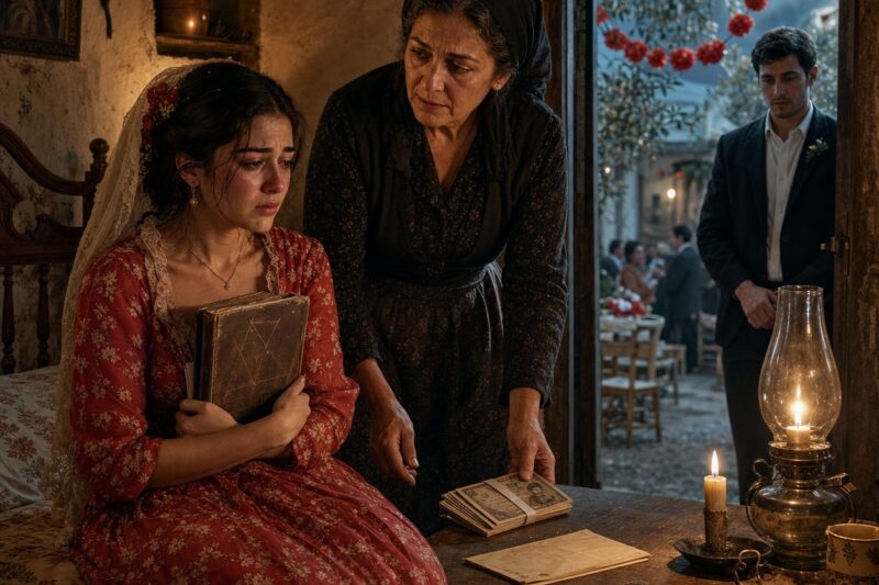 La llevaron a “comer a casa de su tía”, pero al cruzar la puerta descubrió que era su propia boda: años después, el libro de matemáticas que escondía en un baúl cambió su destino para siempre