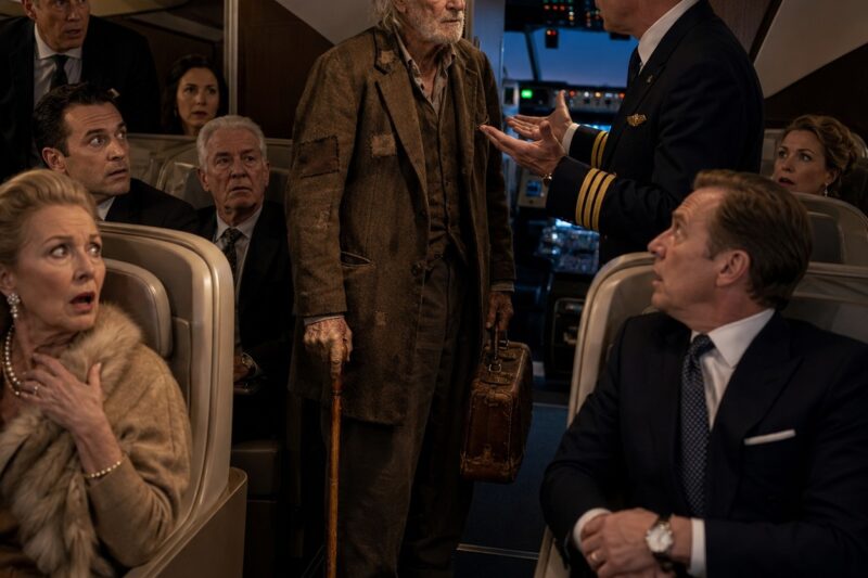 Nadie quería sentarse junto al anciano pobre… hasta que el piloto del avión pronunció su nombre