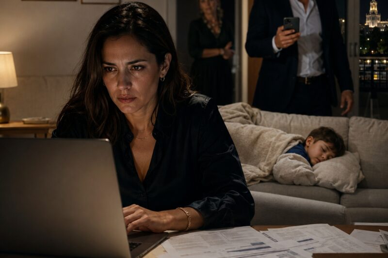 El día que el ADN demostró que mi hijo no era mío, no lloré: abrí Excel, calculé seis años de pañales, colegio y noches sin dormir, y le envié la factura al hombre que me había robado hasta mi verdadera hija