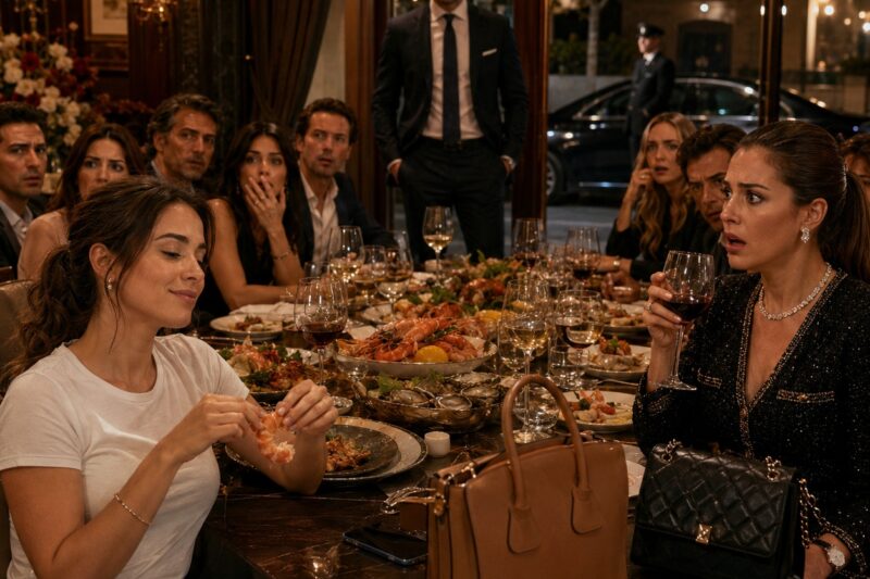 Fue a la reunión en taxi, todos se rieron porque dijo que vivía de su marido, hasta que un Maybach negro se detuvo frente al restaurante y el jefe de la compañera que más la humilló bajó preguntando por su esposa, delante de todos aquella noche