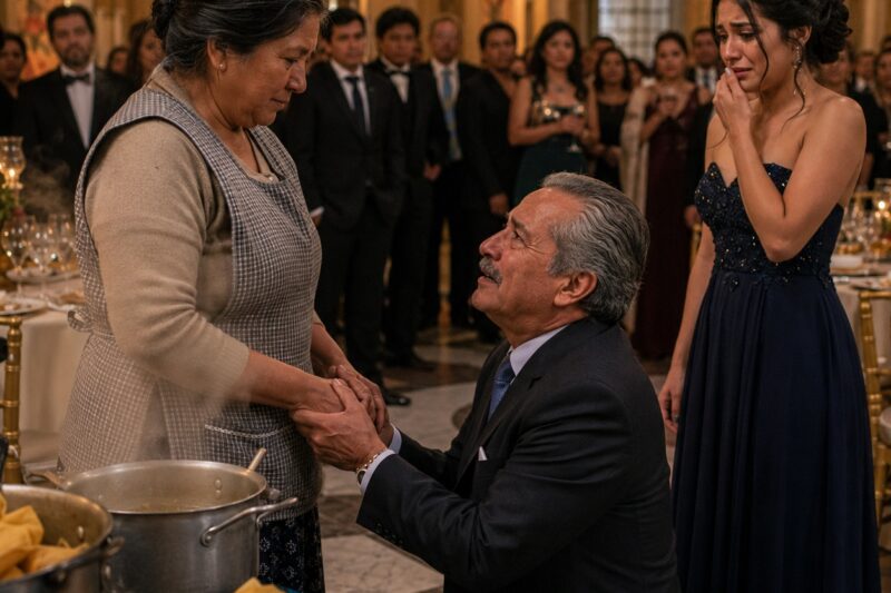 Me avergonzaba de que mi madre vendiera tamales en el mercado… hasta que un hombre poderoso la llamó su salvadora