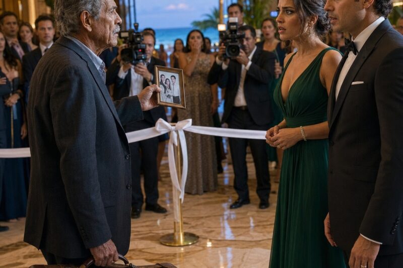 Sus hijos abandonaron a su padre en la terminal de Cancún… pero un año después apareció en la inauguración de su hotel