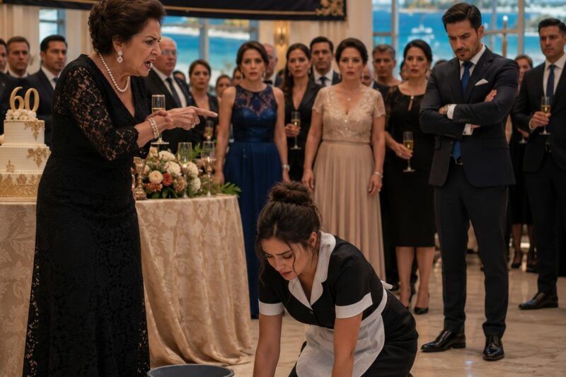 Hizo que su nuera trabajara como empleada doméstica el día de su cumpleaños… hasta que el alcalde Cancún entró y le hizo una reverencia.