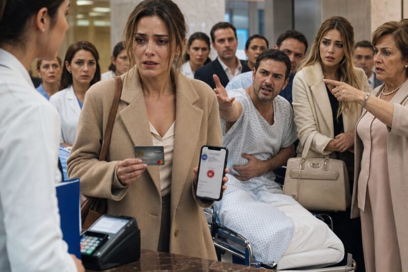 Mi marido me pidió que pidiera dinero prestado para operarlo, mientras su hermana estrenaba abrigo con los 120.000 euros que él había sacado de nuestra cuenta sin avisarme; cuando todos me llamaron cruel, el director del hospital apareció y dijo mi verdadero nombre delante de ellos
