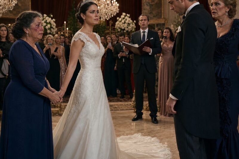La Humillaron En Mi Boda Por Ser “Solo La Cuidadora”, Pero Mi Prometido No Sabía Que Esa Mujer Era Mi Verdadera Madre… Y Que En Diez Minutos Yo Podía Dejar A Su Familia Sin Empresa, Sin Mansión Y Sin Apellido