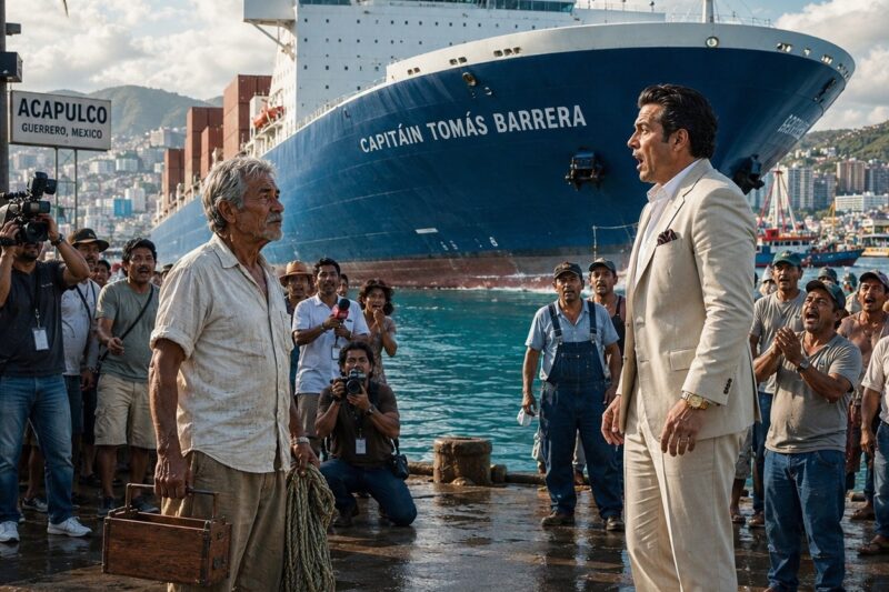 El multimillonario se burlaba de los pobres pescadores del puerto de Acapulco… hasta que el barco más grande del puerto llevó su nombre.