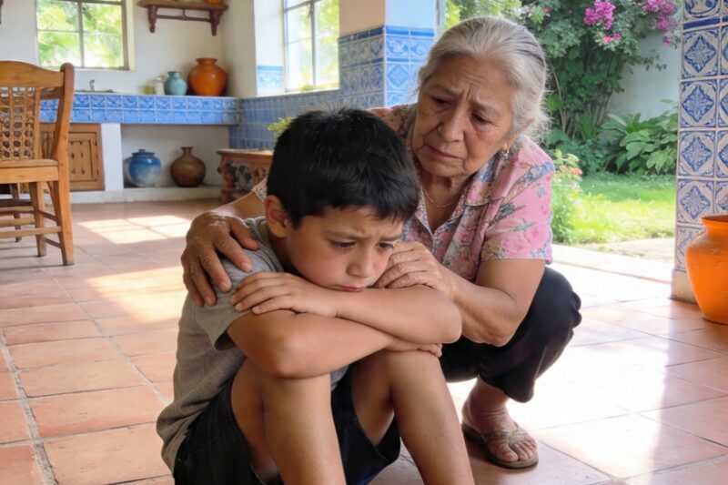Mi hija me dejó a su hijo de cinco años, autista, acomodando sus carritos en el piso de mi sala, y se fue diciendo que volvía en unos días. La noche de Navidad me llamó para decirme seis palabras: “Es tuyo ahora, yo no aguanto”