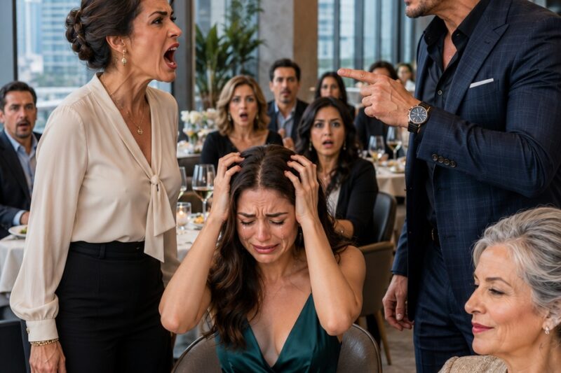 Mi yerno humilló a mi hija en un restaurante, pero no imaginó que su suegra iba a destruir su mentira frente a todos