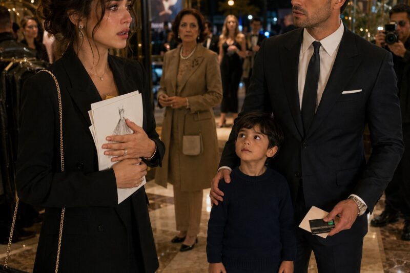 Acepté diez millones de pesos para desaparecer con el corazón roto; cinco años después, el hijo del magnate que juré no volver a ver apareció en mi hotel y me preguntó cuánto costaba que aceptara ser su mamá
