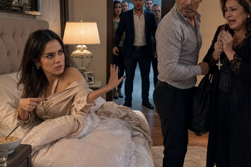 Mi suegra puso somníferos en mi sopa para destruir mi matrimonio, metió a un desconocido en mi cama y llamó a toda la familia para “descubrirme”; pero olvidó que yo no bebí nada y que la cámara escondida grabó cada palabra
