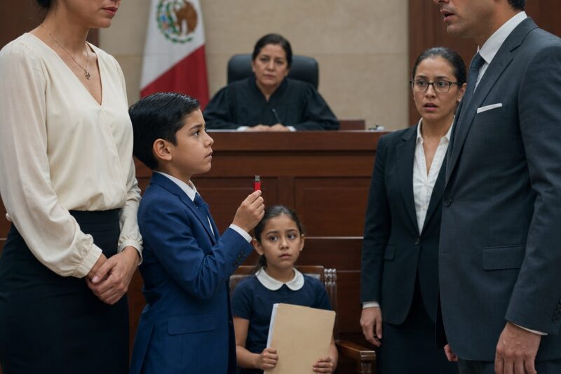 En plena audiencia por la custodia de mis gemelos, mi hijo de nueve años se levantó frente al juez y reveló el secreto que su padre había enterrado: ese día entendí que un niño también puede salvar a su madre